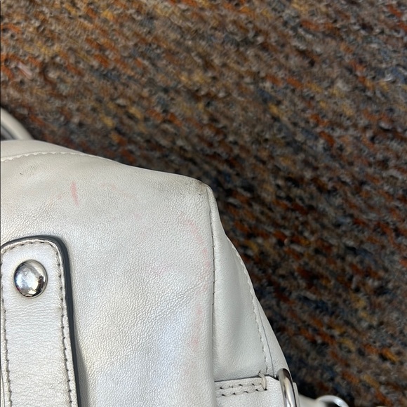 Coach Large Capacity Silver Tote Bag with Metallic Accents - Picture 11 of 17